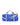 borsa da palestra colore blue royal in tessuto tecnico da vele riciclate