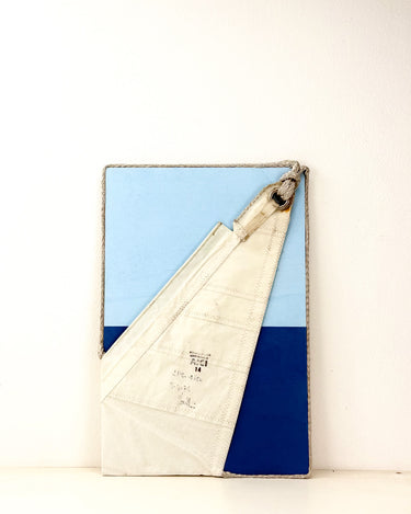 quadro vele bianche su mare e cielo