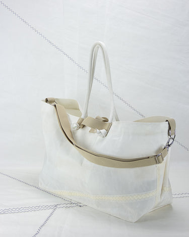 Rivelami borsa grande Amerigo in vela riciclata con tracolla