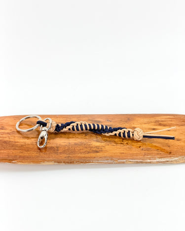 portachiavi annodato stile nautico