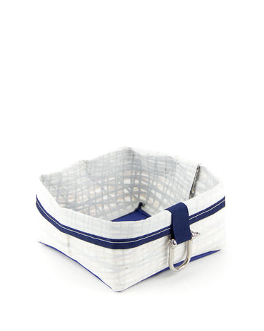 MEDIUM BASKET White blue