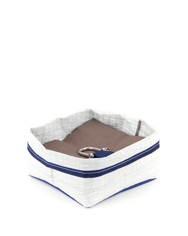 MEDIUM BASKET White blue