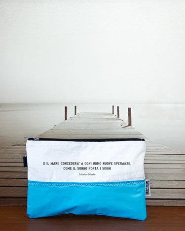 Cristoforo Colombo pochette bianca e azzurra Rivelami