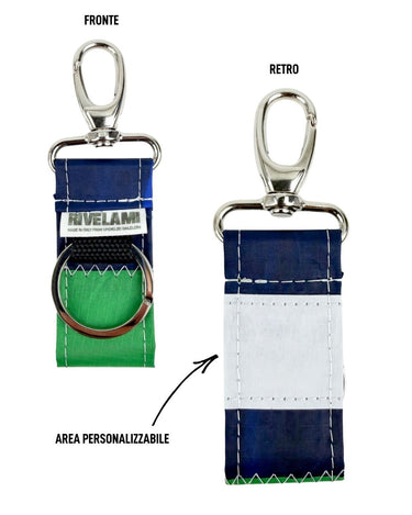 BLUE SAIL KEY RING