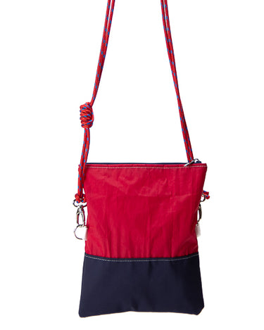 borsa a tracolla in vela Rivelami rosso